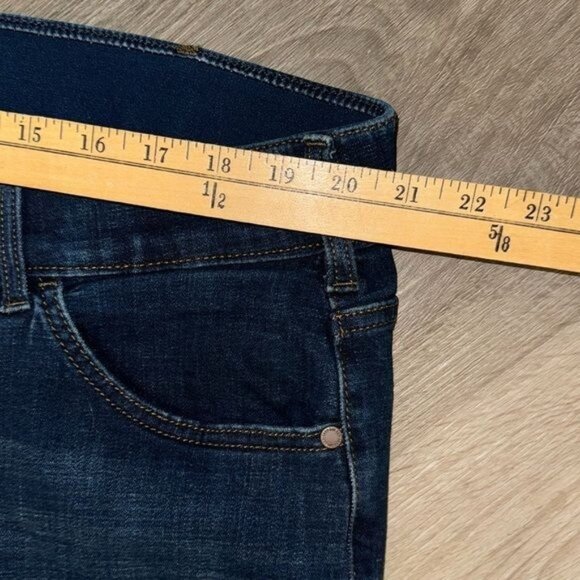 Lee Plus Womens Flex Motion Bootcut Jeans Mid Rise 22W Petite Regular Fit Dark W - Picture 10 of 11